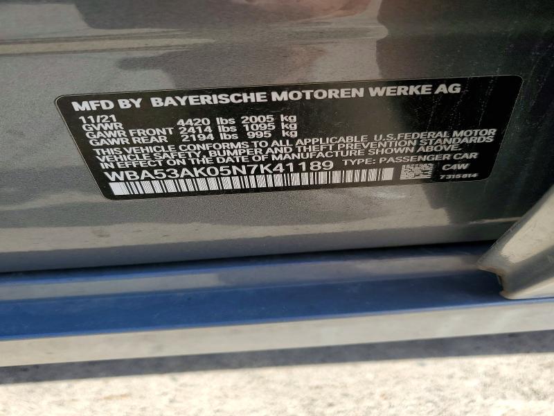 Продаж на аукціоні авто 2022 Bmw 228i, vin: WBA53AK05N7K41189, номер лоту: 51884136