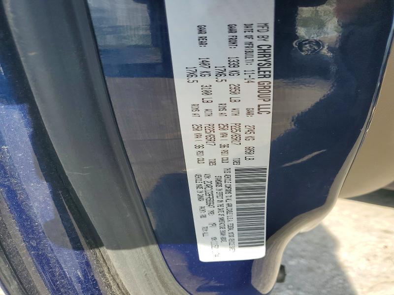 50669286 :رقم المزاد ، 2C4RC1CG9FR583647 vin ، 2015 Chrysler Town & Country مزاد بيع