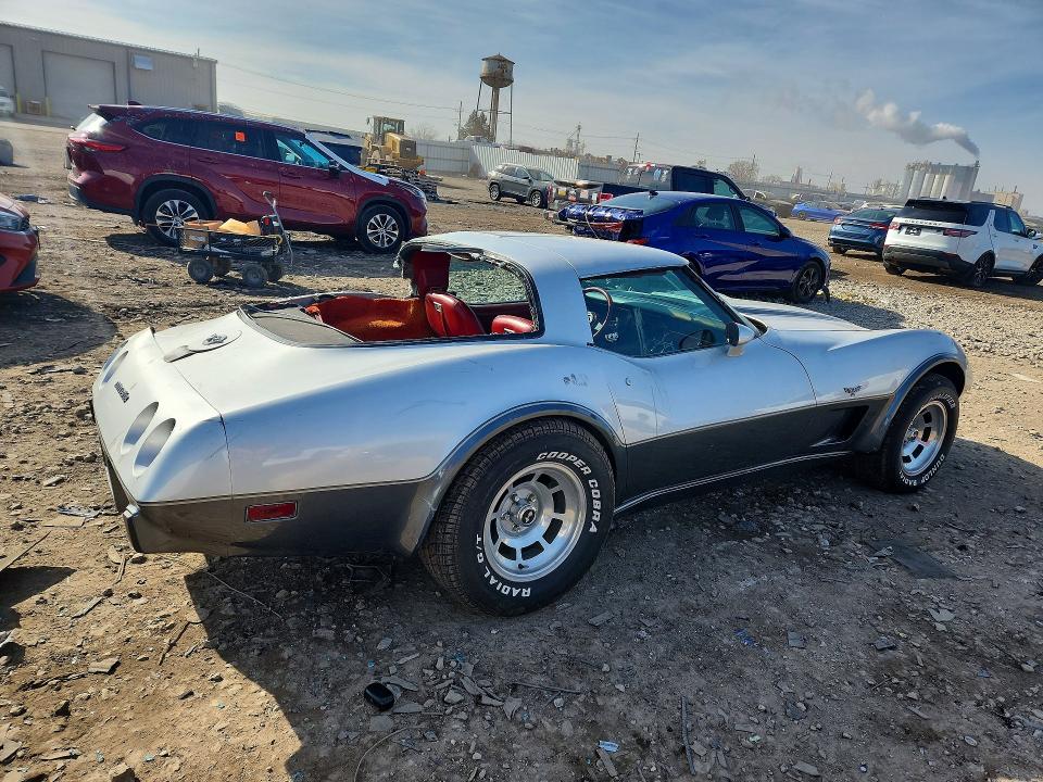 1978 Chev Corvette მანქანა იყიდება აუქციონზე, vin: 1Z87L8S432651, აუქციონის ნომერი: 48818456