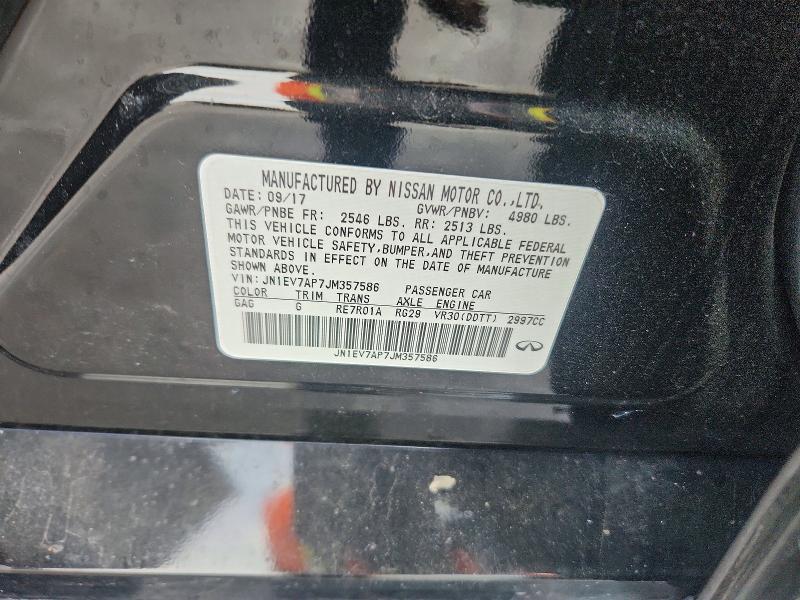 Продаж на аукціоні авто 2018 Infiniti Q50, vin: JN1EV7AP7JM357586, номер лоту: 48707366