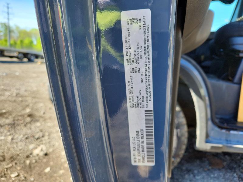 2020 Ram Promaster 3500 მანქანა იყიდება აუქციონზე, vin: 3C6URVJG7LE139948, აუქციონის ნომერი: 47615946