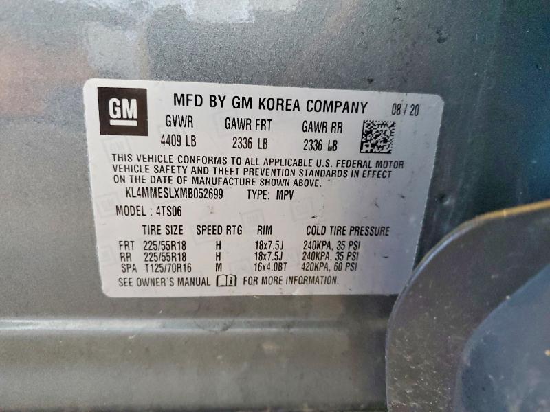 Продаж на аукціоні авто 2021 Buick Encore Gx, vin: KL4MMESLXMB052699, номер лоту: 47770866