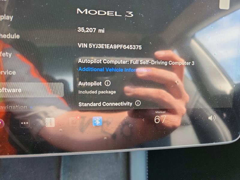Aukcja sprzedaży 2023 Tesla Model 3, vin: 5YJ3E1EA9PF645375, numer aukcji: 49785966