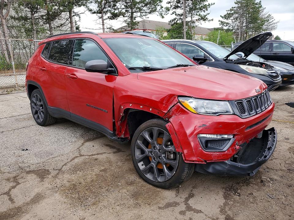 Aukcja sprzedaży 2021 Jeep Compass, vin: 3C4NJDEB6MT540160, numer aukcji: 51268436