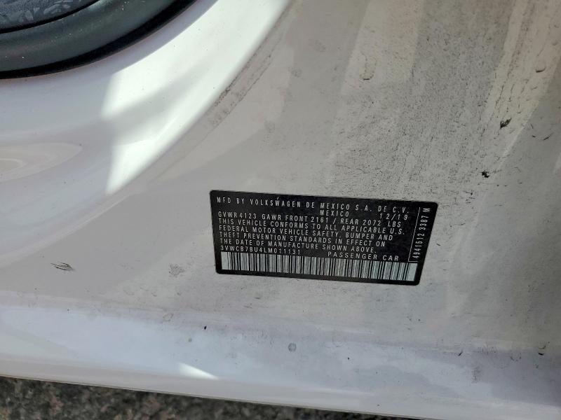 Продаж на аукціоні авто 2020 Volkswagen Jetta, vin: 3VWCB7BU4LM011131, номер лоту: 47965336