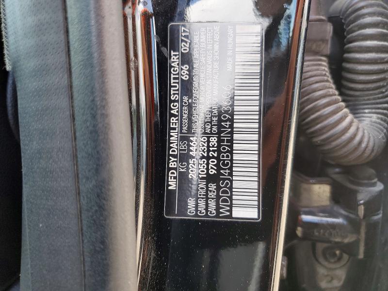 Продажа на аукционе авто 2017 Mercedes-benz Cla, vin: WDDSJ4GB9HN493606, номер лота: 48495216