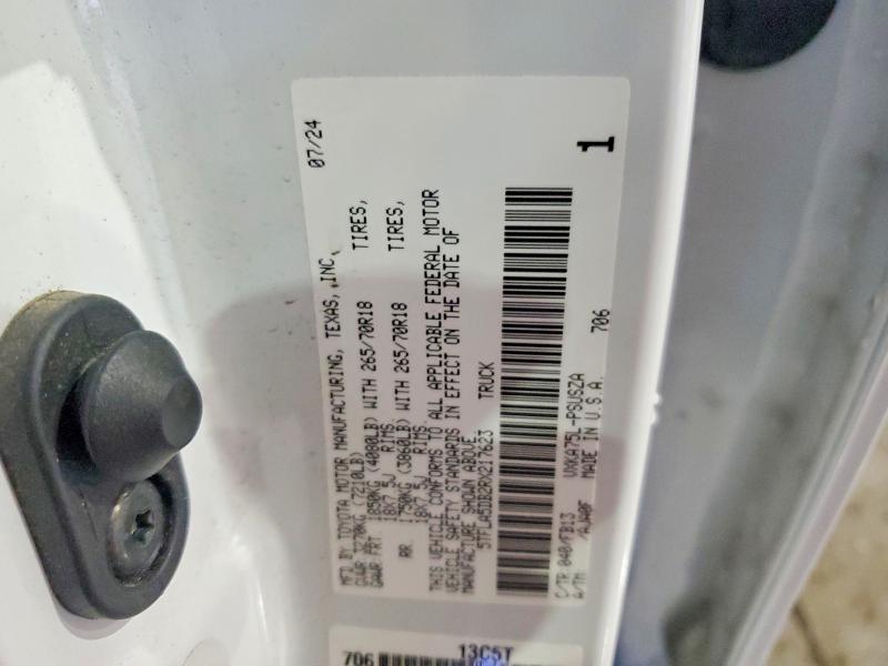 Aukcja sprzedaży 2024 Toyota Tundra, vin: 5TFLA5DB2RX217623, numer aukcji: 49605466