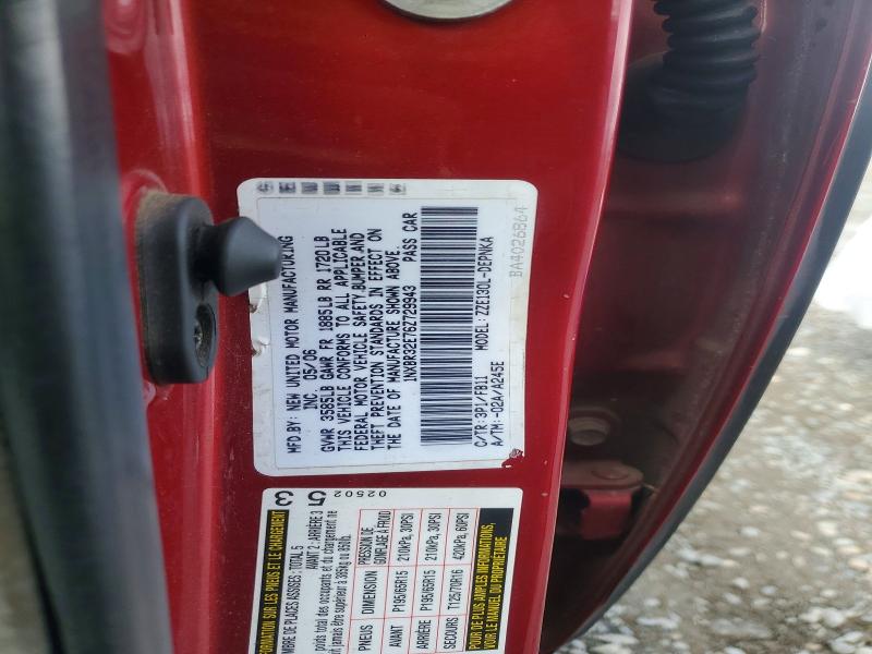 48629916 :رقم المزاد ، 1NXBR32E76Z729943 vin ، 2006 Toyt Corolla مزاد بيع