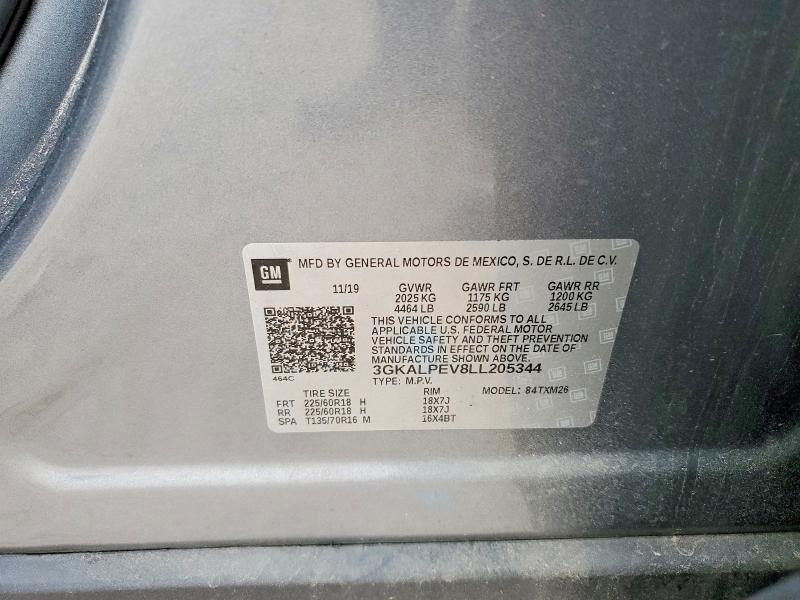 Продаж на аукціоні авто 2020 Gmc Terrain, vin: 3GKALPEV8LL205344, номер лоту: 48421356