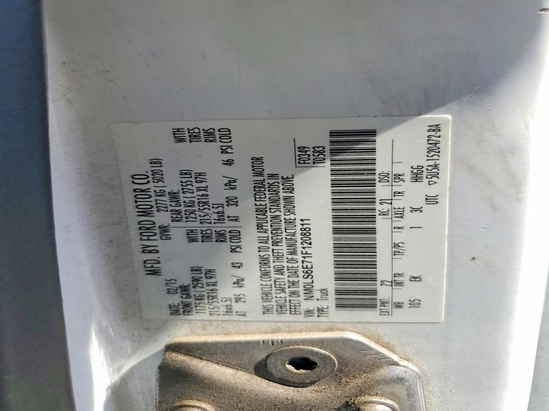 2015 Ford Transit Connect მანქანა იყიდება აუქციონზე, vin: NM0LS6E71F1208811, აუქციონის ნომერი: 50081176