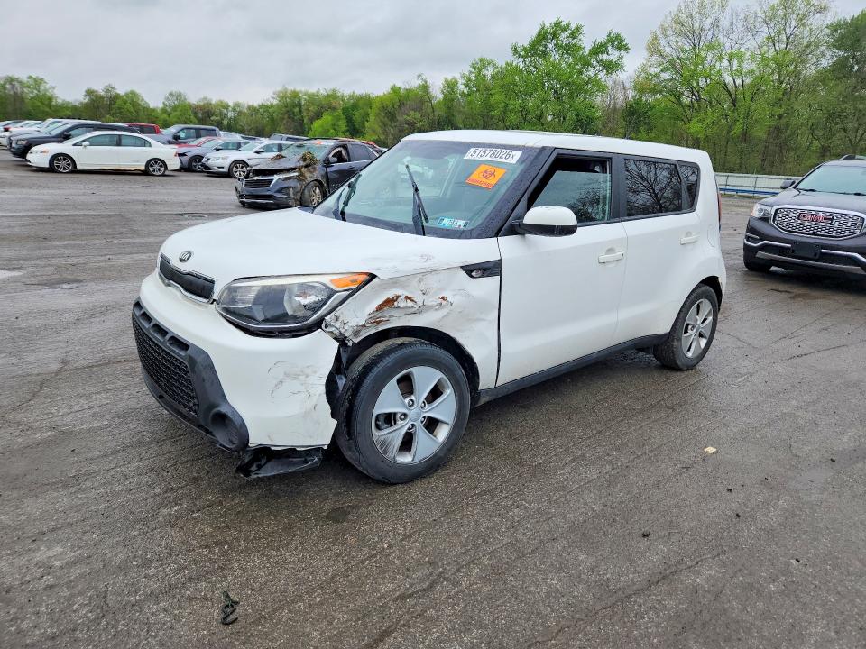 2014 Kia Soul მანქანა იყიდება აუქციონზე, vin: KNDJN2A28E7107099, აუქციონის ნომერი: 51578026