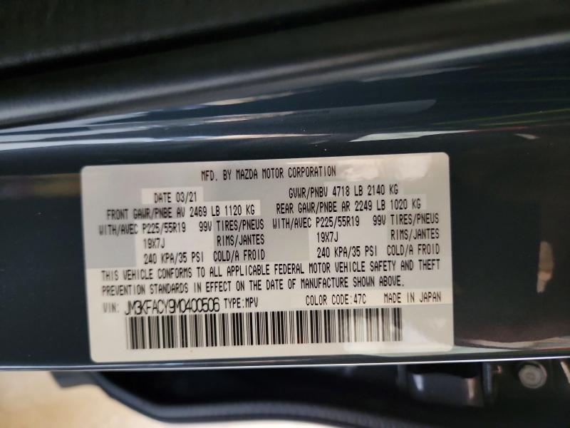 Aukcja sprzedaży 2021 Mazda Cx-5, vin: JM3KFACY9M0400506, numer aukcji: 48979766