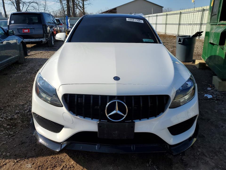 49081166 :رقم المزاد ، 55SWF4JB0HU184965 vin ، 2017 Mercedes-benz C مزاد بيع