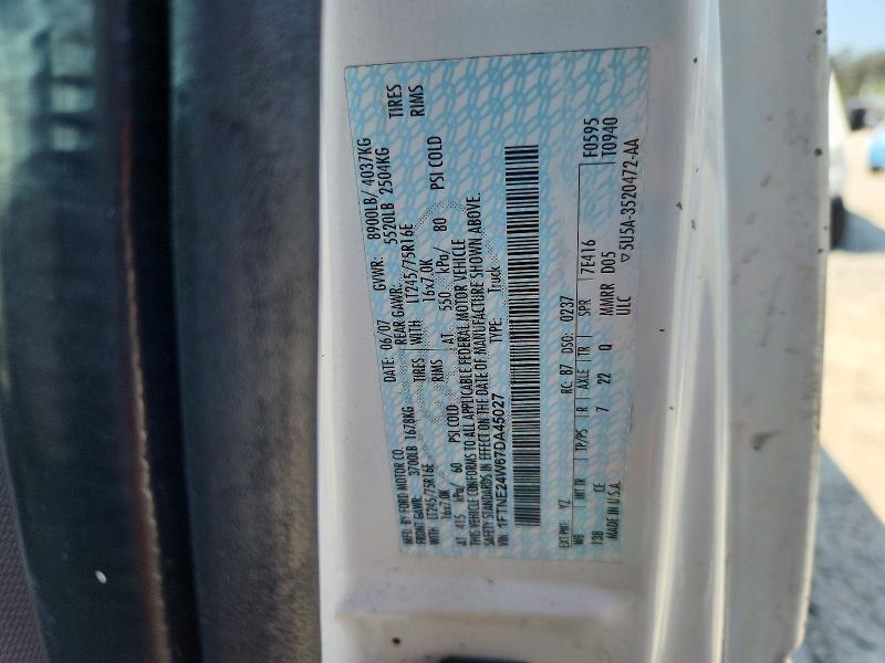 50069146 :رقم المزاد ، 1FTNE24W67DA45027 vin ، 2007 Ford Econoline مزاد بيع