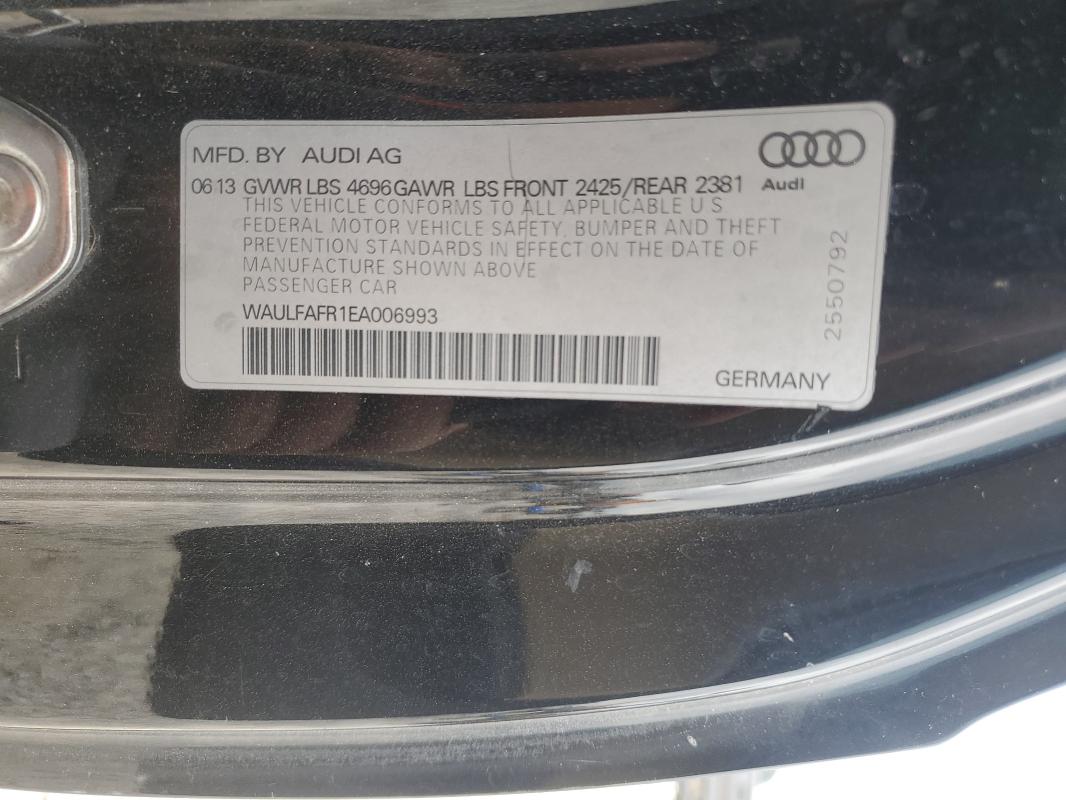Продажа на аукционе авто 2014 Audi A5, vin: WAULFAFR1EA006993, номер лота: 50485956