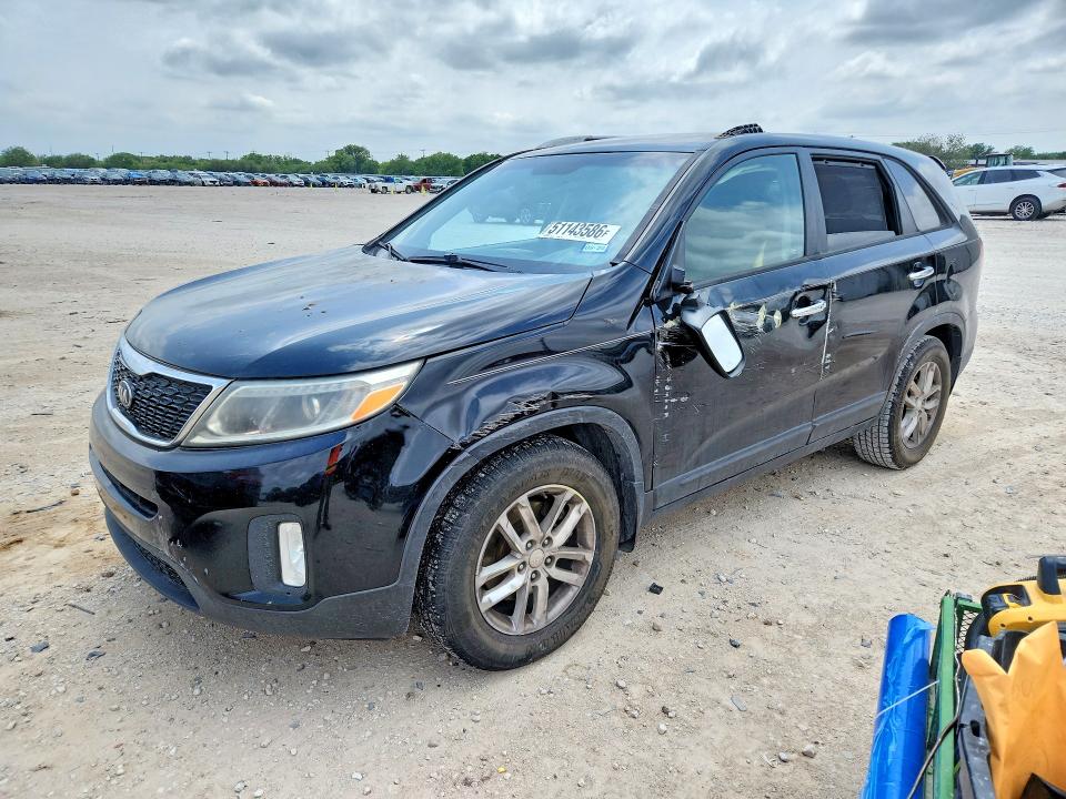 51143586 :رقم المزاد ، 5XYKT4A61EG481131 vin ، 2014 Kia Sorento مزاد بيع