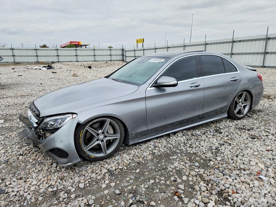 51486736 :رقم المزاد ، 55SWF6GB2FU041211 vin ، 2015 Mercedes-benz C مزاد بيع
