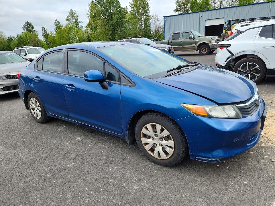 51466226 :رقم المزاد ، 2HGFB2F56CH562120 vin ، 2012 Honda Civic مزاد بيع
