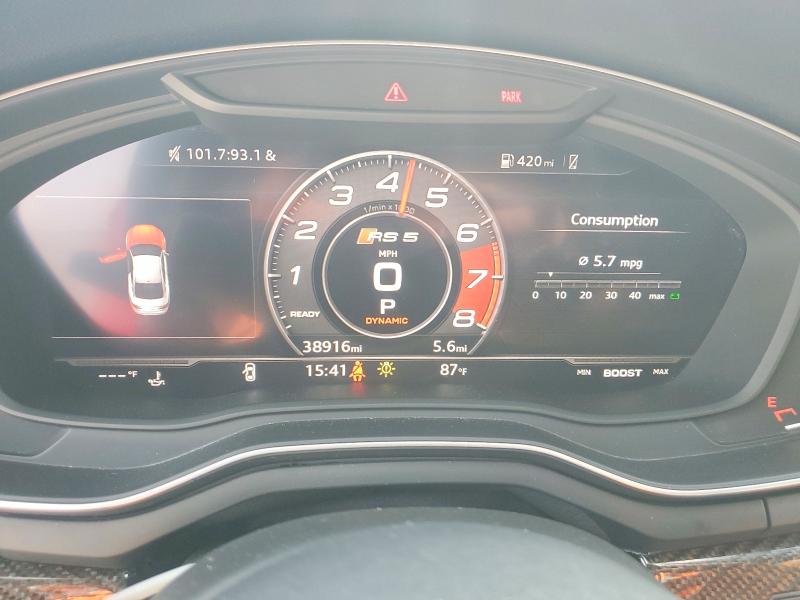 Продаж на аукціоні авто 2019 Audi Rs5, vin: WUAPWAF54KA904021, номер лоту: 50961006