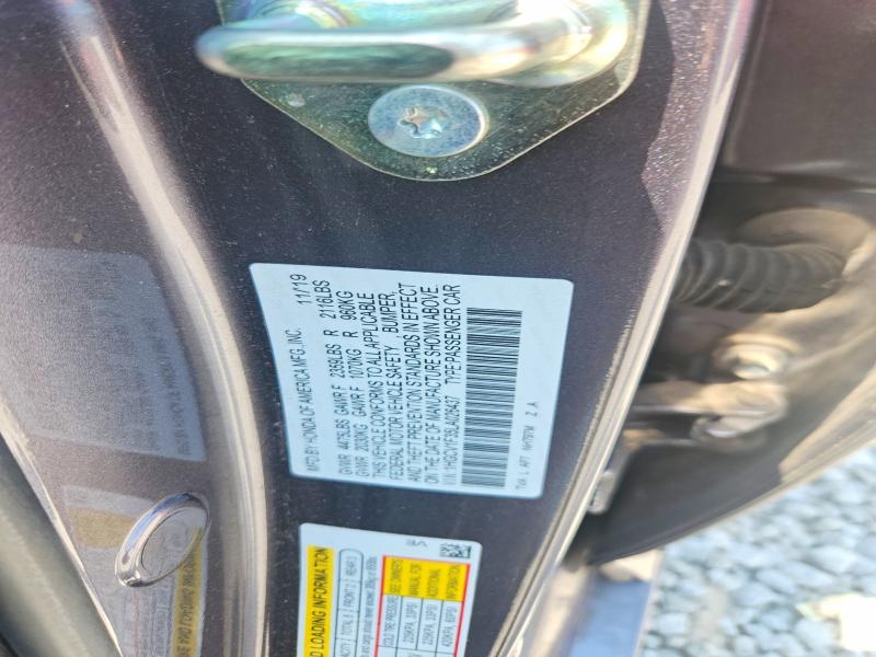 50717046 :رقم المزاد ، 1HGCV1F35LA026437 vin ، 2020 Honda Accord مزاد بيع