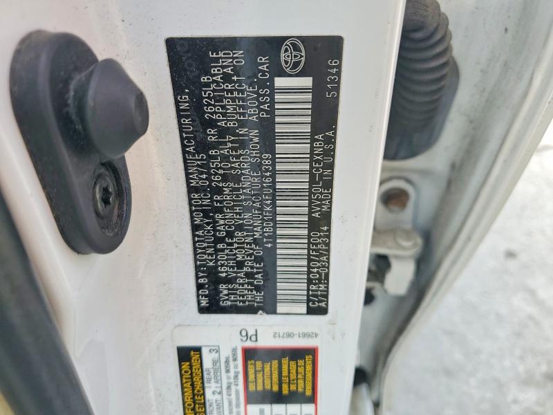 50148716 :رقم المزاد ، 4T1BD1FK4FU164389 vin ، 2015 Toyota Camry Hybrid مزاد بيع