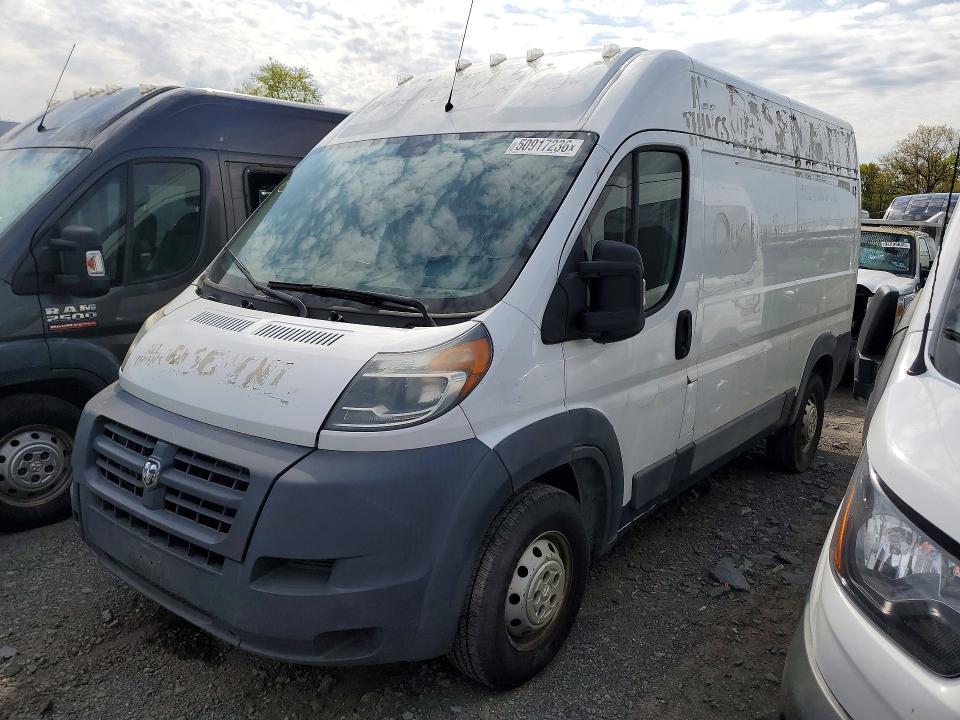 2016 Ram Promaster 2500 მანქანა იყიდება აუქციონზე, vin: 3C6TRVCG9GE108960, აუქციონის ნომერი: 50917236