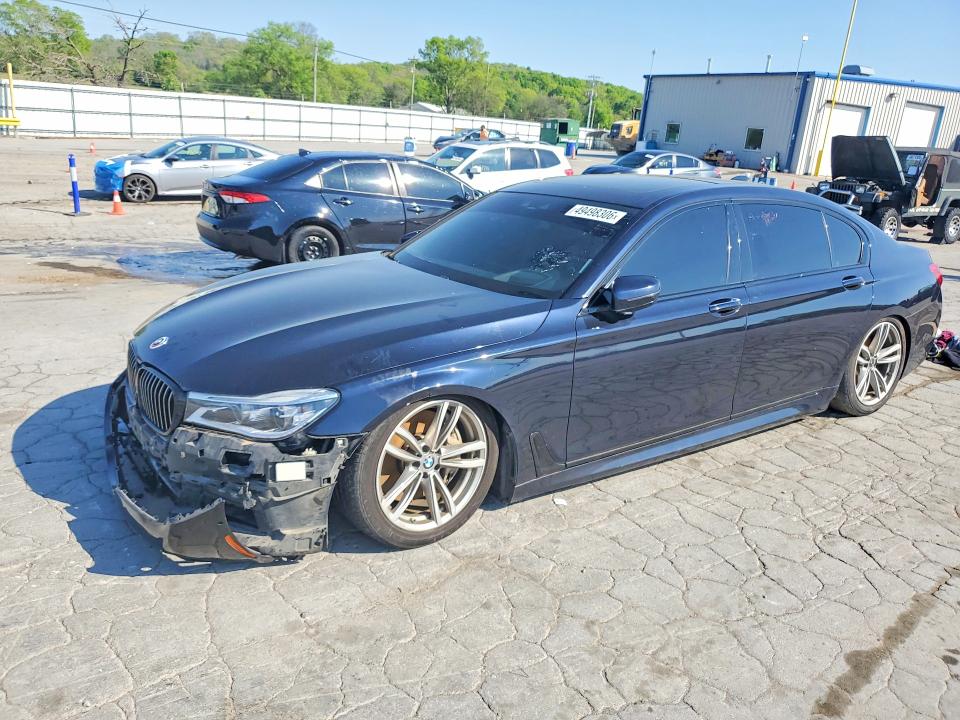 2017 Bmw 750 მანქანა იყიდება აუქციონზე, vin: WBA7F2C52HG421718, აუქციონის ნომერი: 49498306