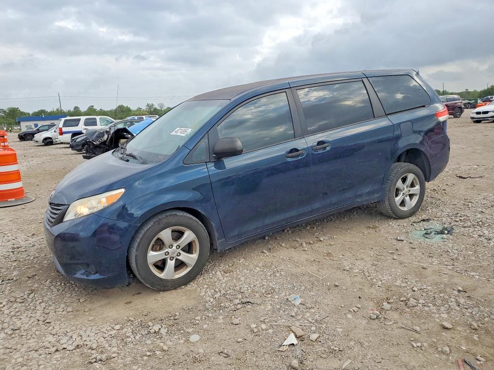 2011 Toyota Sienna მანქანა იყიდება აუქციონზე, vin: 5TDZK3DC4BS025040, აუქციონის ნომერი: 48214066