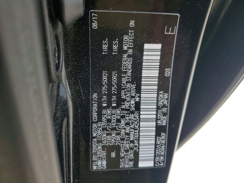 Продажа на аукционе авто 2018 Lexus Lx, vin: JTJHY7AX4J4253491, номер лота: 51186136