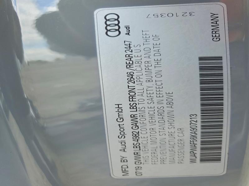 Продаж на аукціоні авто 2019 Audi Rs5, vin: WUAPWAF56KA907213, номер лоту: 47262716