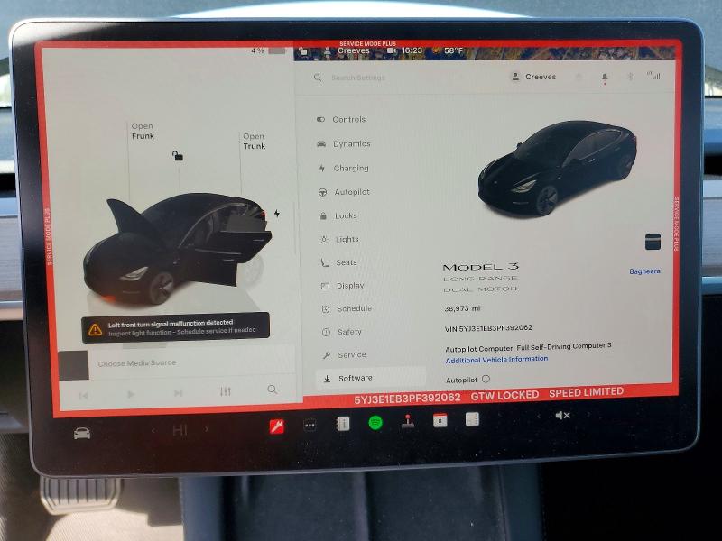 Продажа на аукционе авто 2023 Tesla Model 3, vin: 5YJ3E1EB3PF392062, номер лота: 48501766