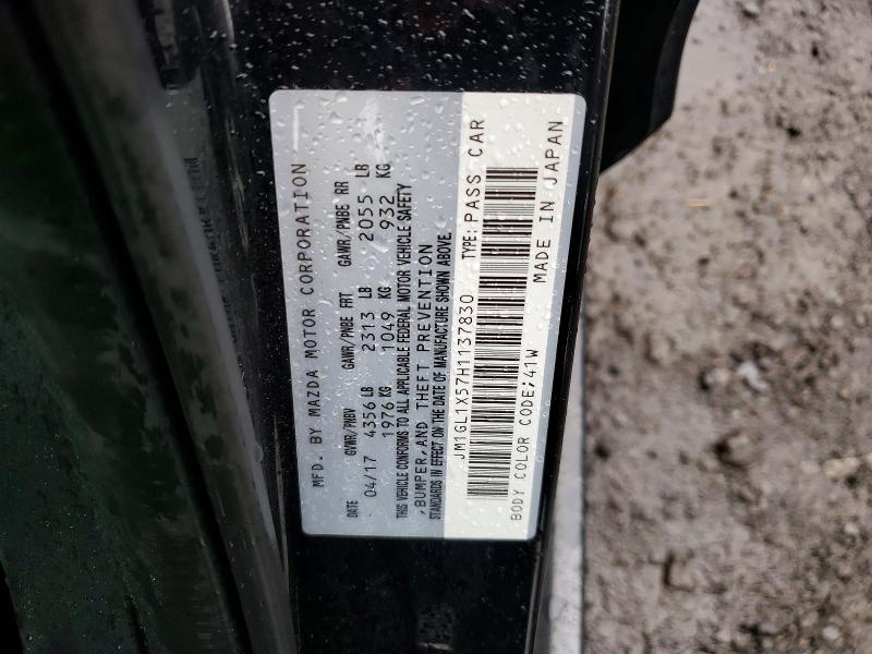 Aukcja sprzedaży 2017 Mazda 6, vin: JM1GL1X57H1137830, numer aukcji: 51482766