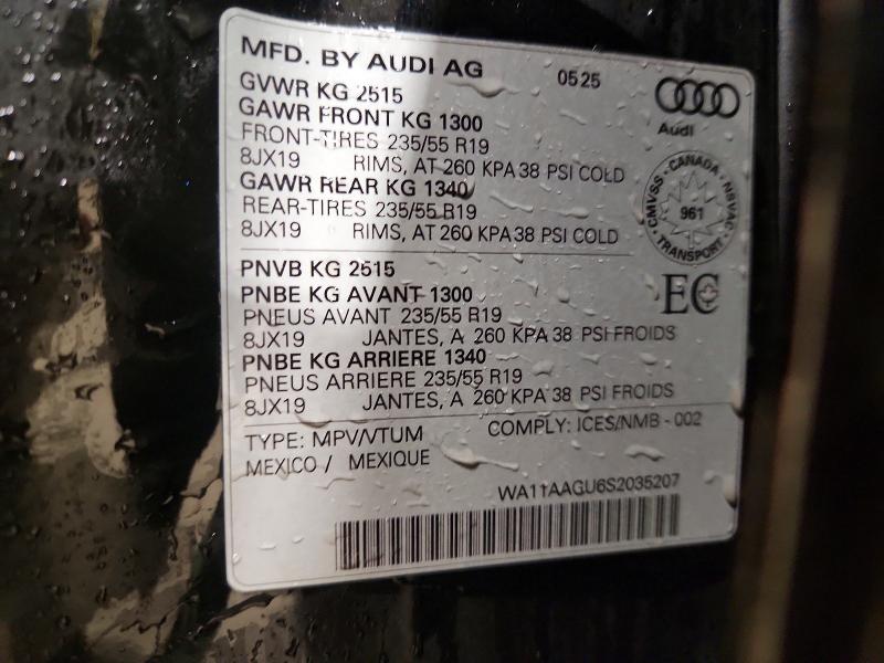 48908496 :رقم المزاد ، WA11AAGU6S2035207 vin ، 2025 Audi Q5 مزاد بيع