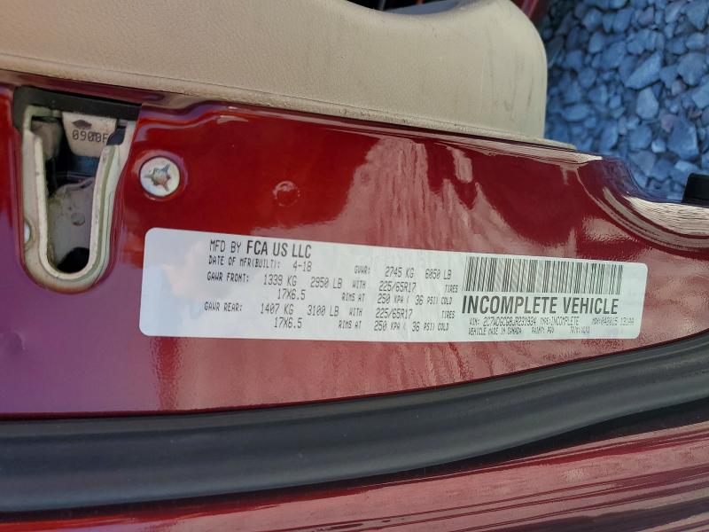 Продаж на аукціоні авто 2018 Dodge Grand Caravan, vin: 2C7WDGCG8JR231934, номер лоту: 51000826