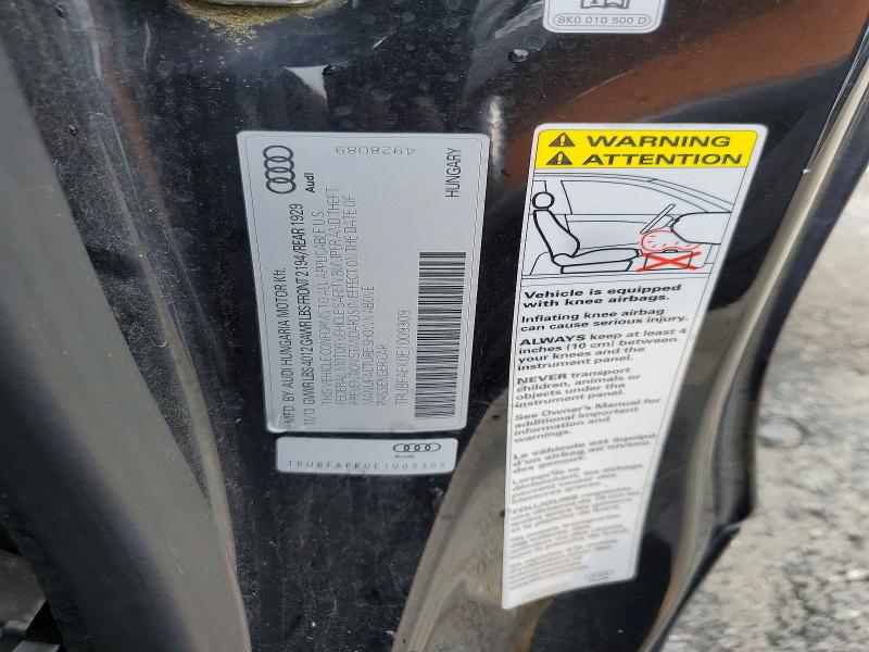 Продажа на аукционе авто 2014 Audi Tt, vin: TRUBFAFK0E1009309, номер лота: 51752976