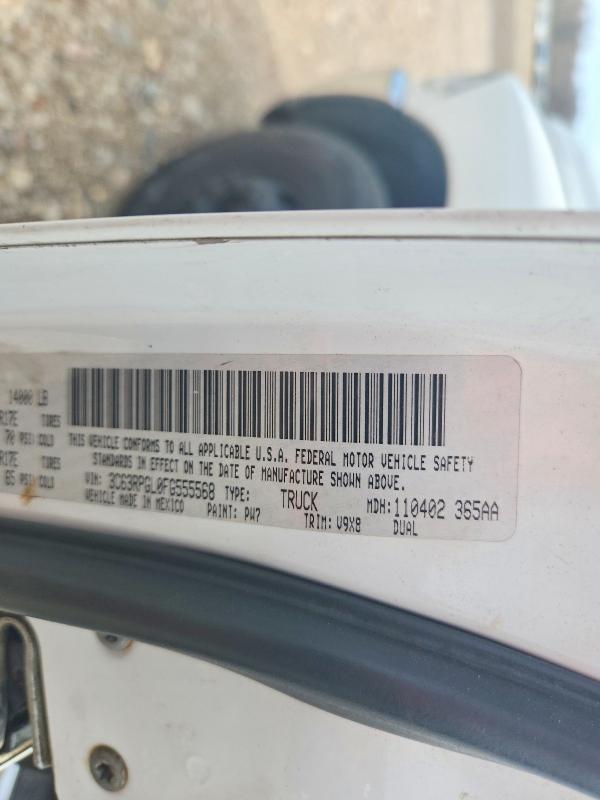 49732136 :رقم المزاد ، 3C63RPGL0FG555568 vin ، 2015 Ram 3500 مزاد بيع