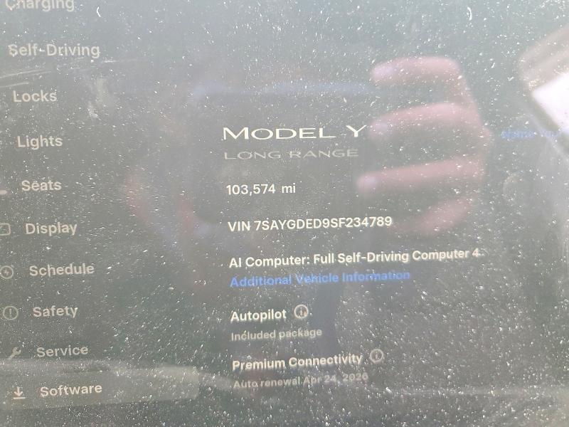 Продаж на аукціоні авто 2025 Tesla Model Y, vin: 7SAYGDED9SF234789, номер лоту: 49007296
