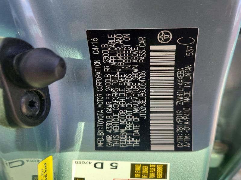 Продажа на аукционе авто 2016 Toyota Prius V, vin: JTDZN3EU8GJ054706, номер лота: 51457556