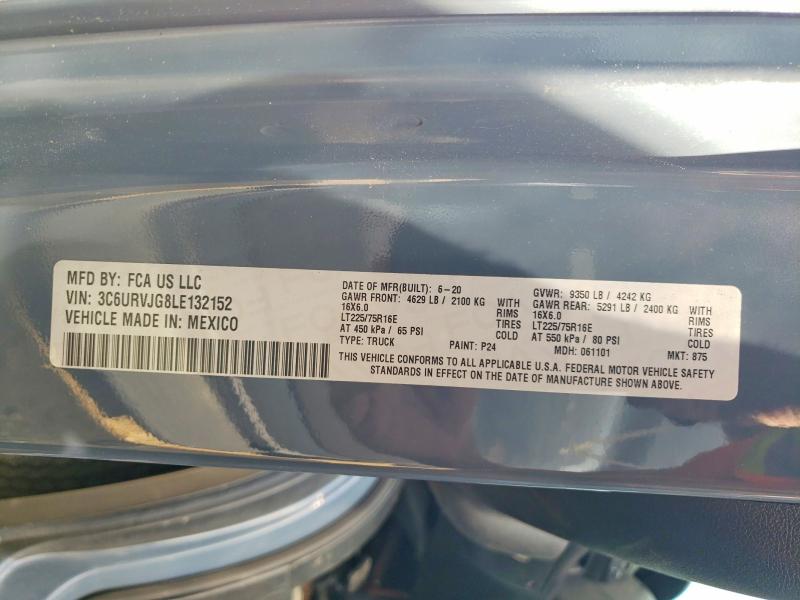 Продажа на аукционе авто 2020 Ram Promaster 3500, vin: 3C6URVJG8LE132152, номер лота: 47136466