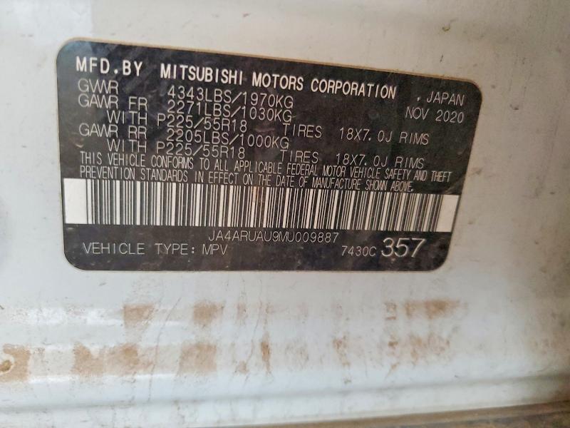 Aukcja sprzedaży 2021 Mitsubishi Outlander Sport, vin: JA4ARUAU9MU009887, numer aukcji: 51367946