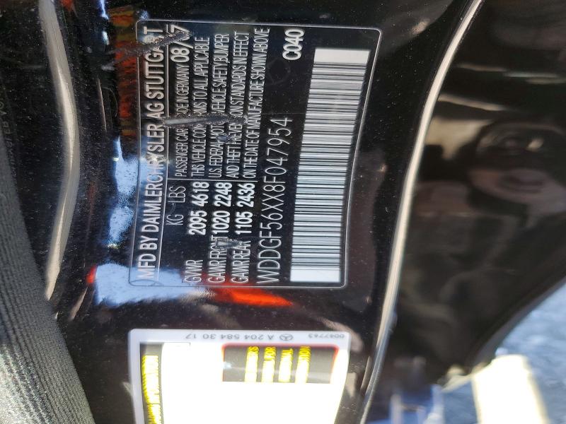 48983436 :رقم المزاد ، WDDGF56XX8F047954 vin ، 2008 Mercedes-benz C مزاد بيع