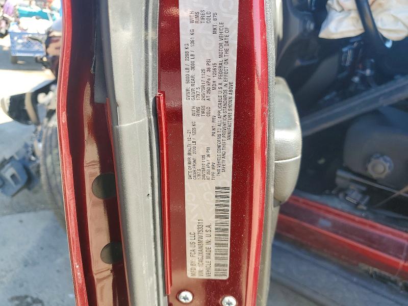 50394306 :رقم المزاد ، 1C4GJXAN8MW753311 vin ، 2021 Jeep Wrangler مزاد بيع