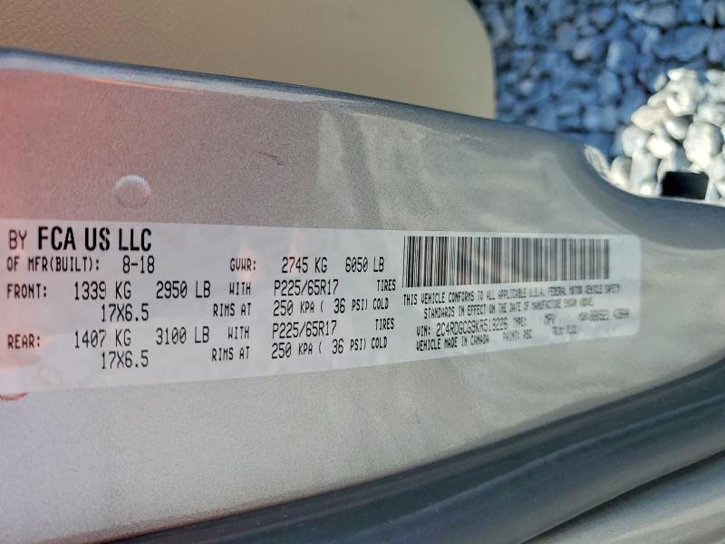 Продаж на аукціоні авто 2019 Dodge Grand Caravan, vin: 2C4RDGCG9KR518226, номер лоту: 50688606