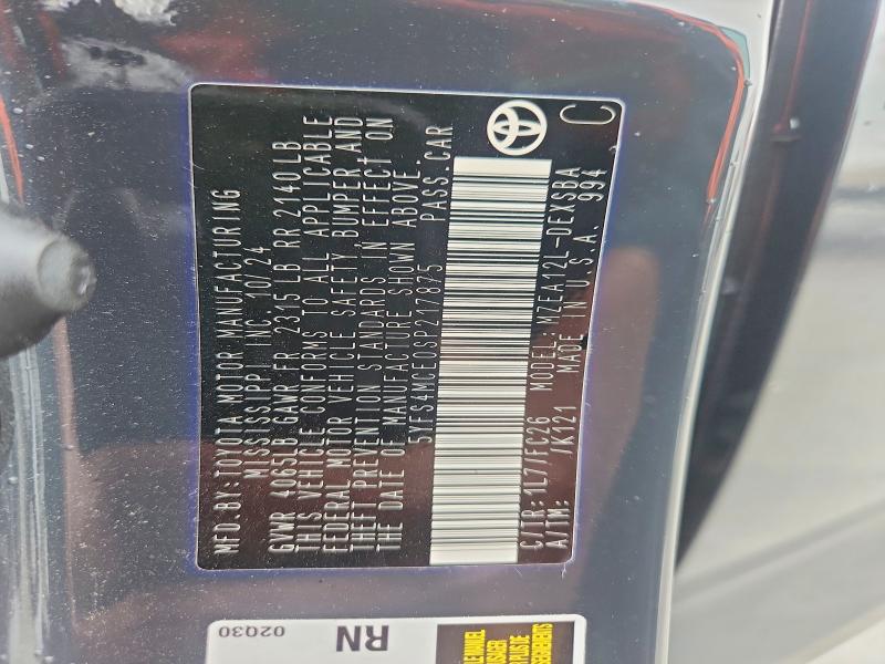 50742356 :رقم المزاد ، 5YFS4MCE0SP217875 vin ، 2025 Toyota Corolla مزاد بيع