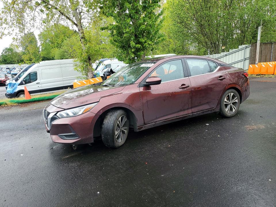 50966246 :رقم المزاد ، 3N1AB8CV2MY302148 vin ، 2021 Nissan Sentra مزاد بيع