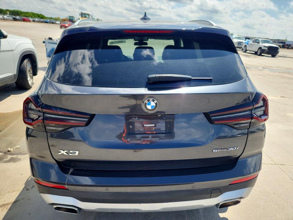 2022 Bmw X3 მანქანა იყიდება აუქციონზე, vin: 5UX43DP02N9L59731, აუქციონის ნომერი: 48563126
