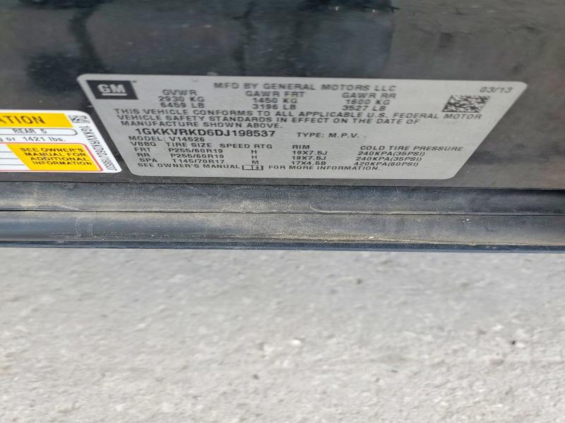 Auction sale of the 2013 Gmc Acadia, vin: 1GKKVRKD6DJ198537, lot number: 49992386