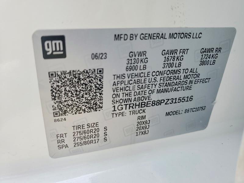 51790296 :رقم المزاد ، 1GTRHBE88PZ315516 vin ، 2023 Gmc Sierra مزاد بيع