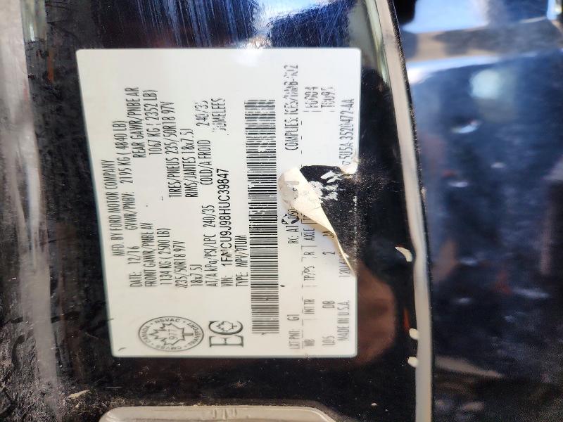 Aukcja sprzedaży 2017 Ford Escape, vin: 1FMCU9J98HUC39847, numer aukcji: 49023476