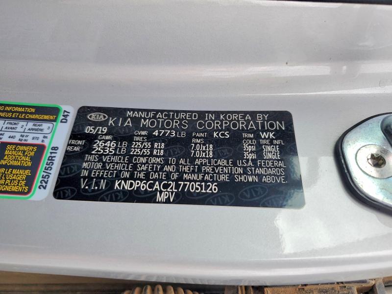 Продаж на аукціоні авто 2020 Kia Sportage, vin: KNDP6CAC2L7705126, номер лоту: 48406696